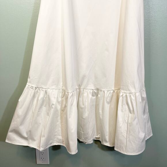 Anthropologie HUTCH Colorblock Strapless Bow Tie  A-Line Maxi Dress Size 8 NWT - Picture 6 of 11